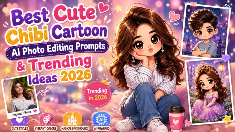 Best Cute Chibi Cartoon AI Photo Editing Prompts & Trending Ideas 2026
