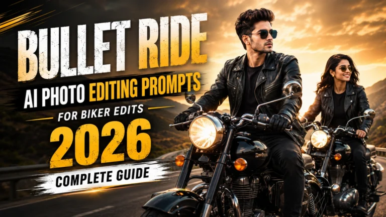 Bullet Ride AI Photo Editing Prompts for Biker Edits 2026 | Complete Guide
