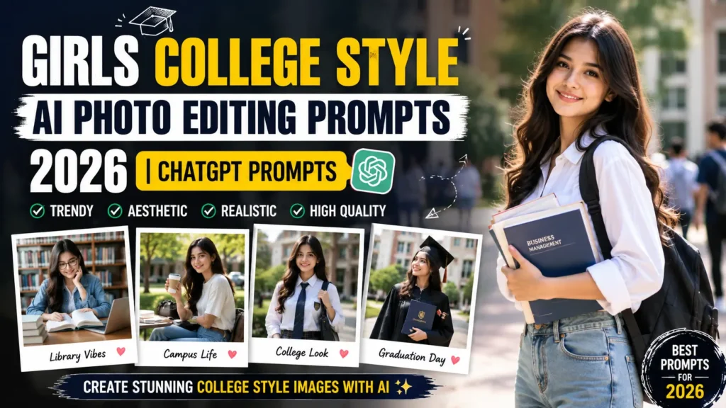 Girls College Style AI Photo Editing Prompts 