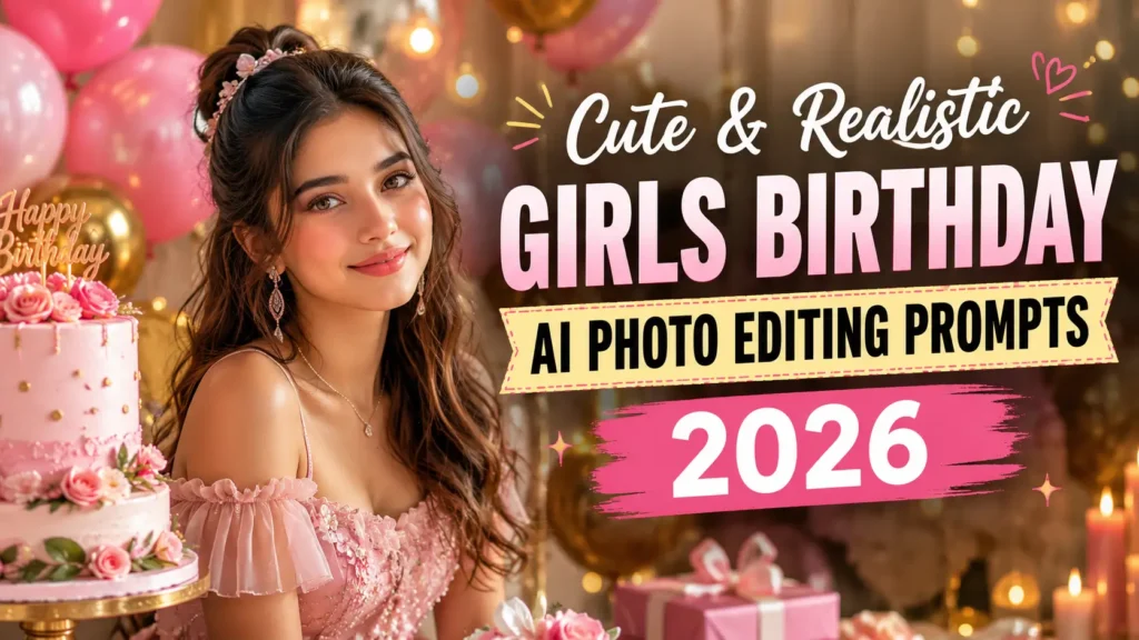 Cute Girls Birthday AI Photo Editing Prompts