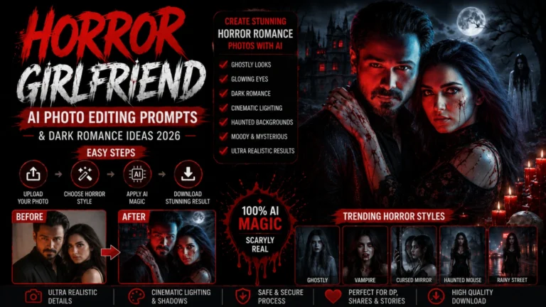 Horror Girlfriend AI Photo Editing Prompts & Dark Romance Ideas 2026