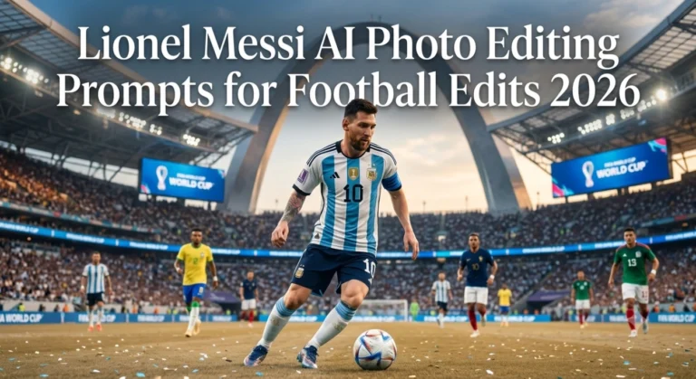 Lionel Messi AI Photo Editing Prompts for Football Edits 2026