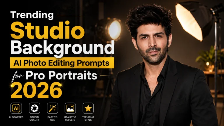 Trending Studio Background AI Photo Editing Prompts for Pro Portraits 2026