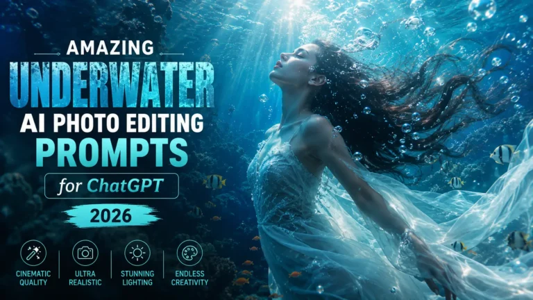 Amazing Underwater AI Photo Editing Prompts for ChatGPT (2026)