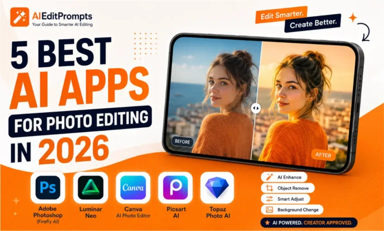 5 Best AI Apps for Photo Editing in 2026
