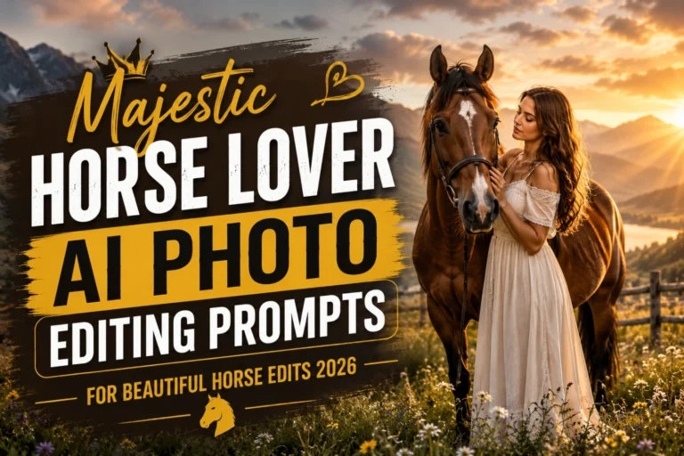 Majestic Horse Lover AI Photo Editing Prompts for Beautiful Horse Edits 2026